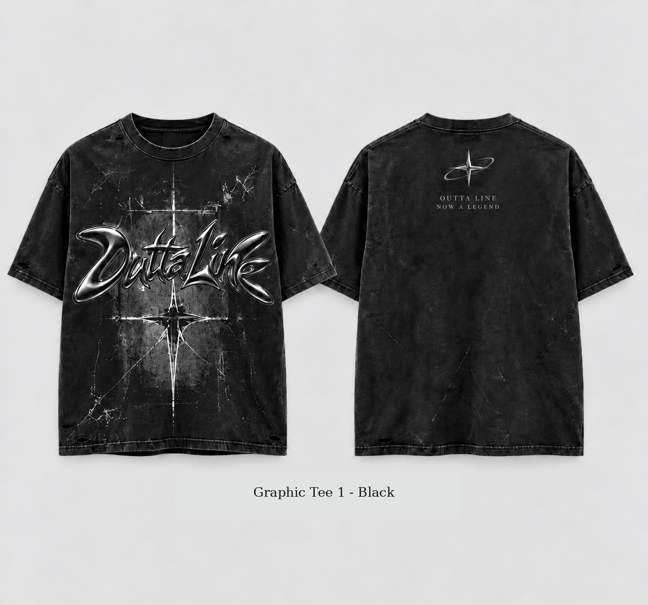 Outta Line Graphic Tee 1